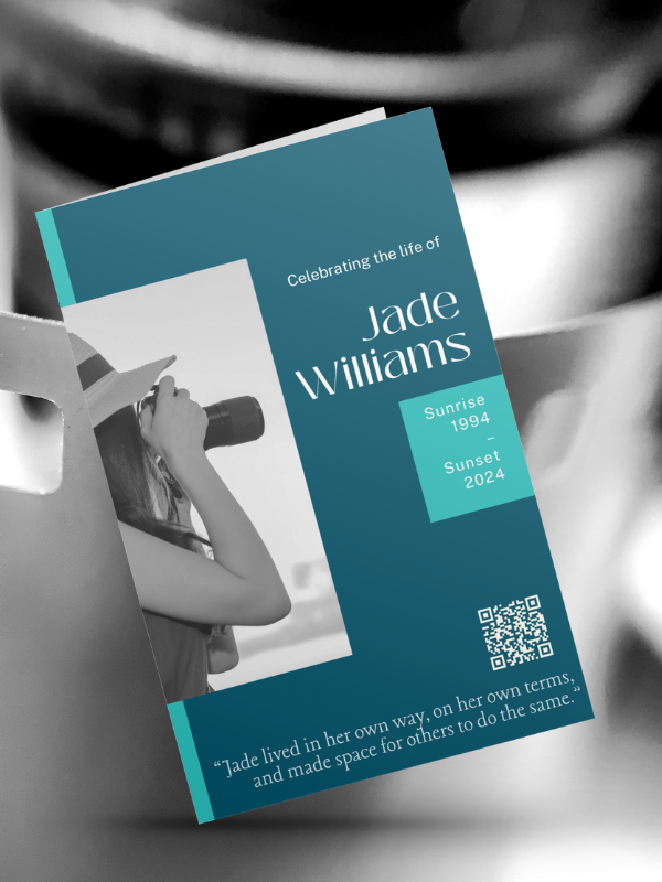 Pesonalised Funeral Programmes Designs
